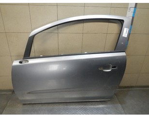 Дверь передняя левая для Opel Corsa D 2006-2015 с разборки состояние удовлетворительное