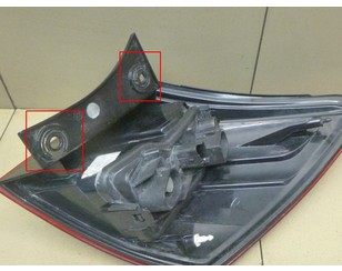 Фонарь задний наружный левый для Nissan Qashqai (J10) 2006-2014 БУ состояние ремонтный набор