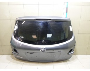 Дверь багажника со стеклом для Nissan Qashqai (J10) 2006-2014 с разборки состояние удовлетворительное