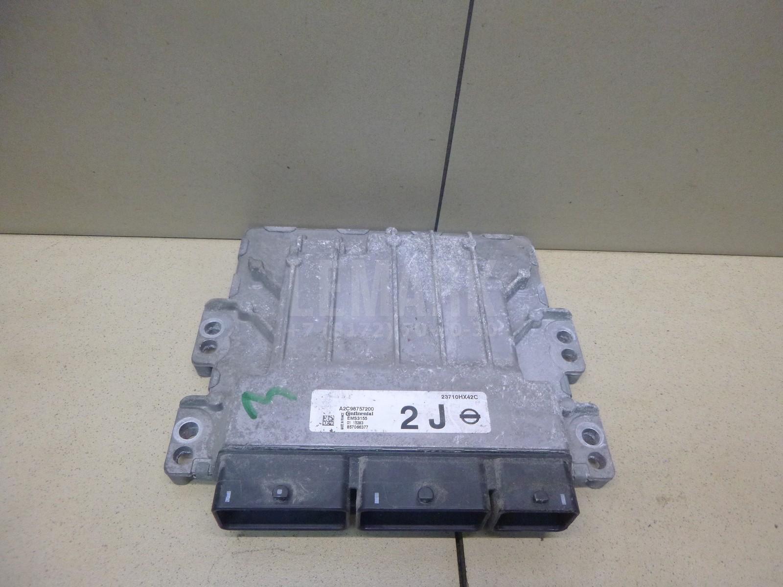 Блок управления двигателем 23710HX42C Nissan