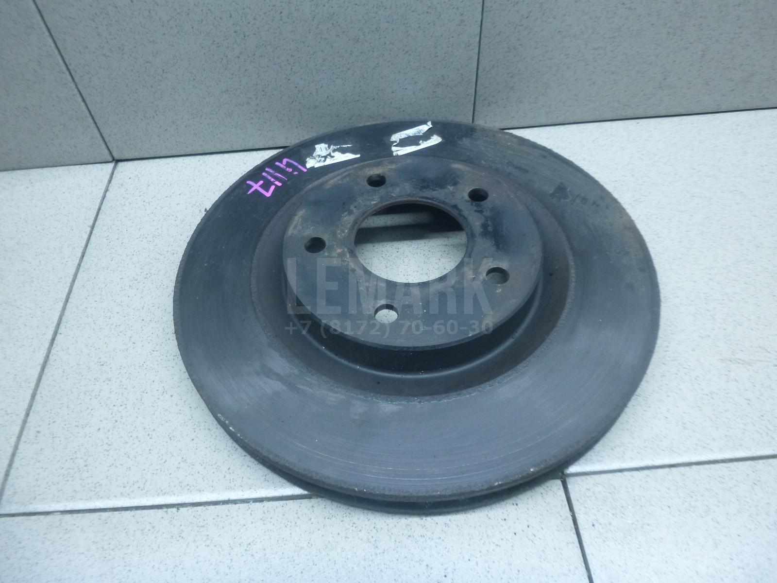 Диск тормозной передний вентилируемый 40206JG00A Nissan