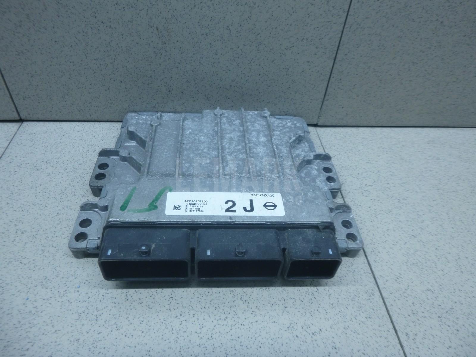 Блок управления двигателем 23710HX42C Nissan