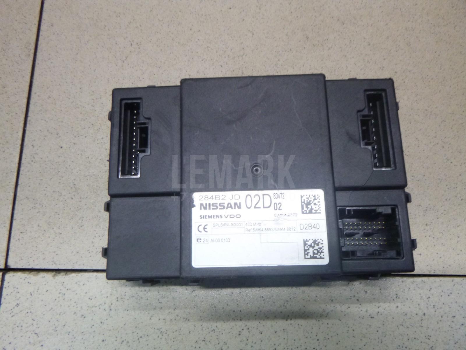 Блок электронный 284B2JD02D Nissan