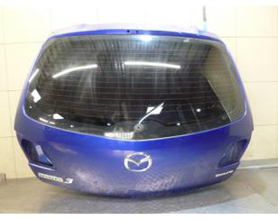 Дверь багажника со стеклом для Mazda Mazda 3 (BK) 2002-2009 б/у состояние удовлетворительное