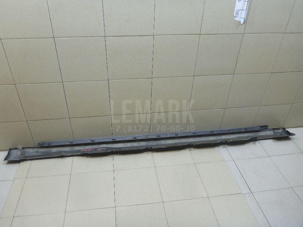 Накладка на порог (наружная) для  BMW 7-serie F01/F02 2008-2015