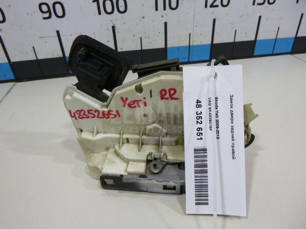 Замок двери задней правой 5K4839016F VAG