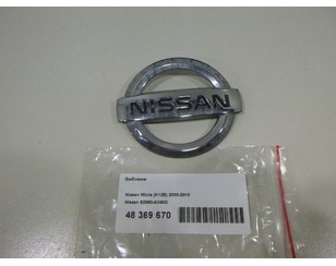 Эмблема для Nissan Micra (K12E) 2002-2010 с разбора состояние отличное