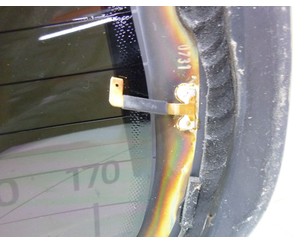 Стекло двери багажника для Peugeot 307 2001-2008 б/у состояние удовлетворительное