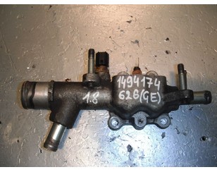 Фланец двигателя системы охлаждения для Mazda MX-6 (GE6) 1991-1997 с разбора состояние отличное