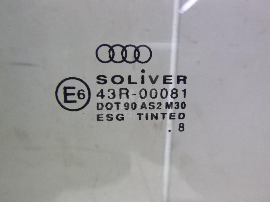 Стекло двери задней правой для  Audi A3 [8PA] Sportback 2004-2013
