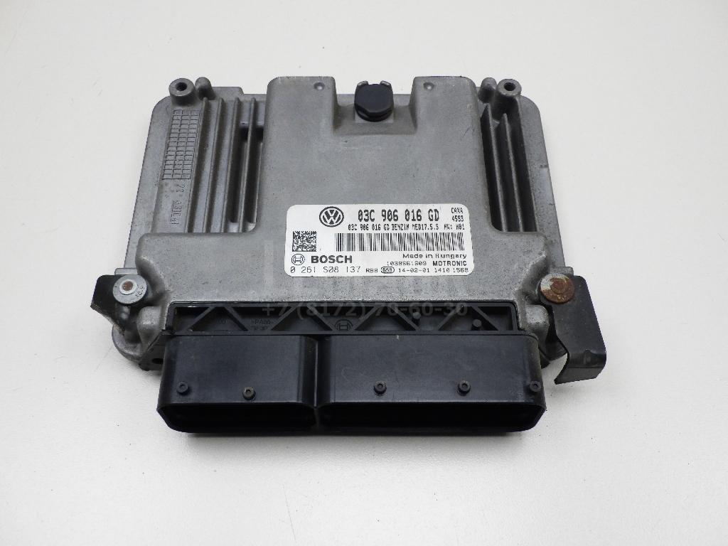 Блок управления двигателем 03C906016GD VAG