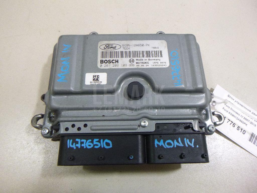 Блок управления двигателем 6G9N12A650PK Ford