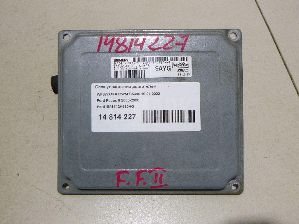Блок управления двигателем 4M5112A650HG Ford