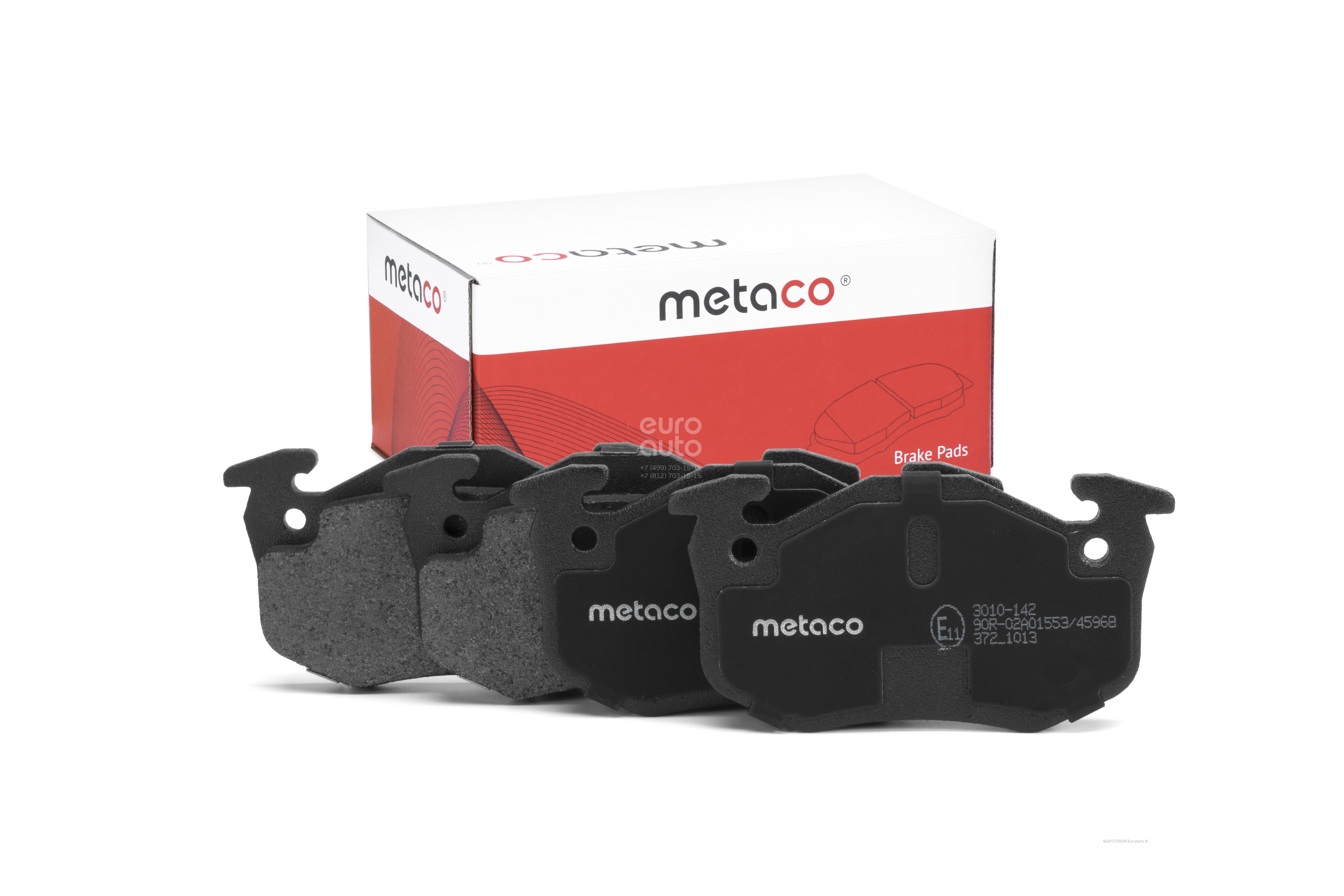3010-142 Metaco® Brake pad rear - alternative for Citroen-Peugeot 