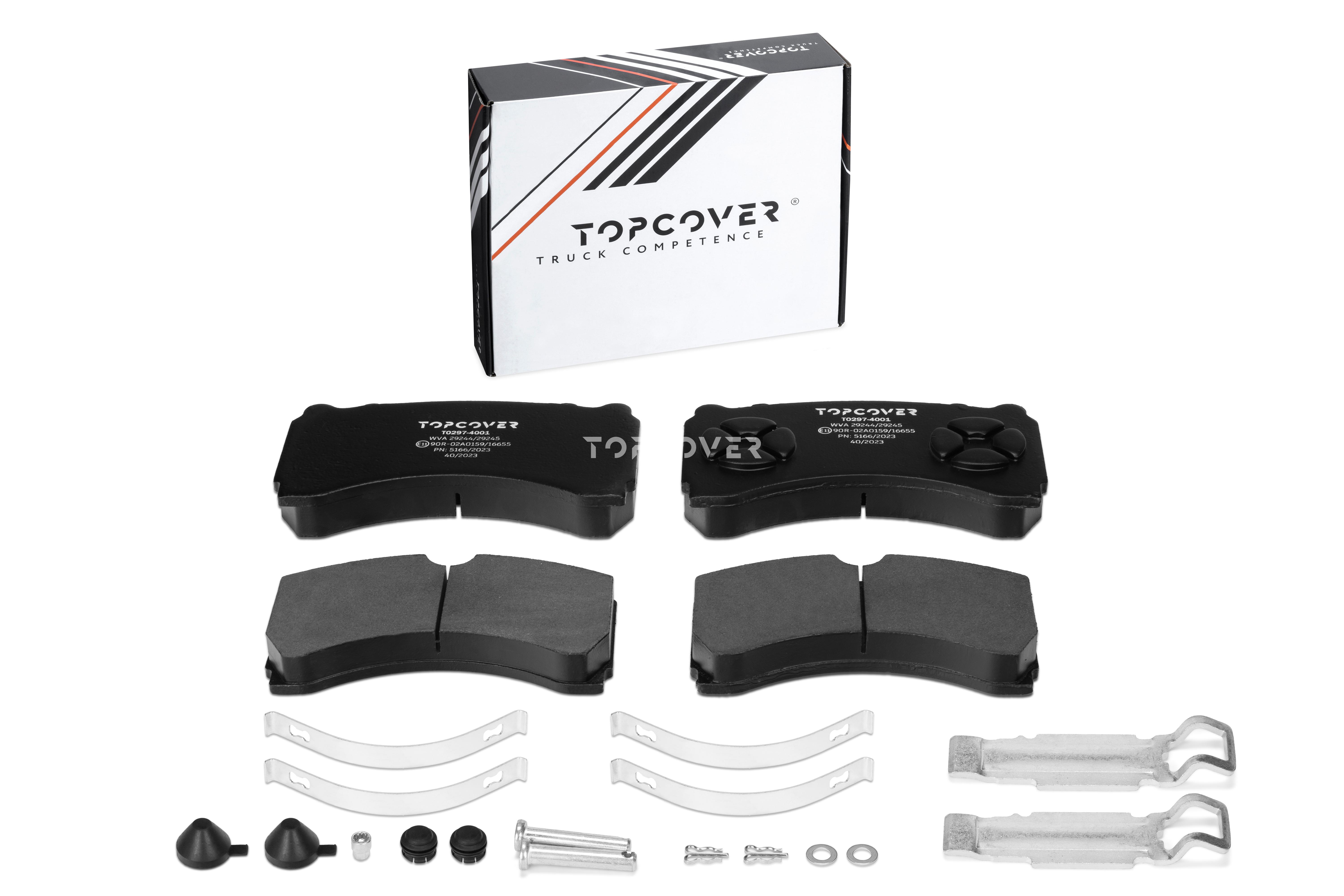 T0297-4001 TopCover Колодки тормозные задние дисковые к-кт - аналог для  Mercedes Benz